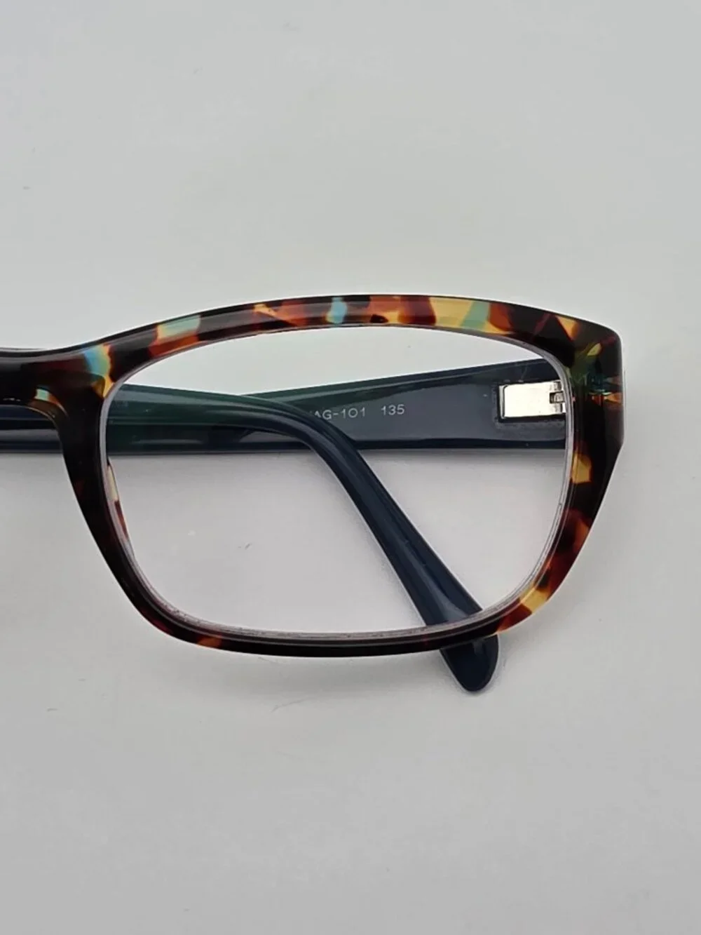 Prada VPR 18O NAG-1O1 Spotted Blue Havana Eyeglasses Frame w/ Case 54-18-135